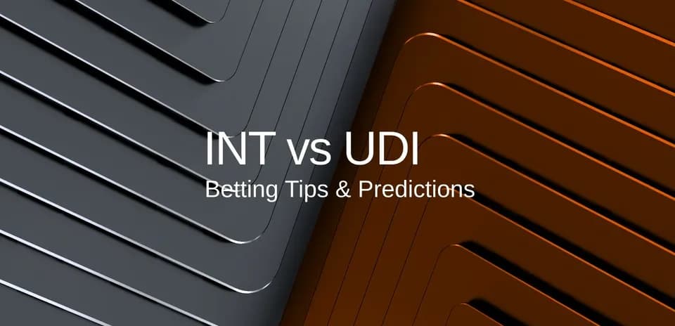 Graphic for INT vs UDI betting tips and predictions