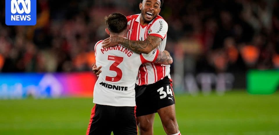 Players celebrating together after a match
