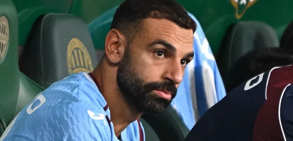 Player sitting on the bench during a match