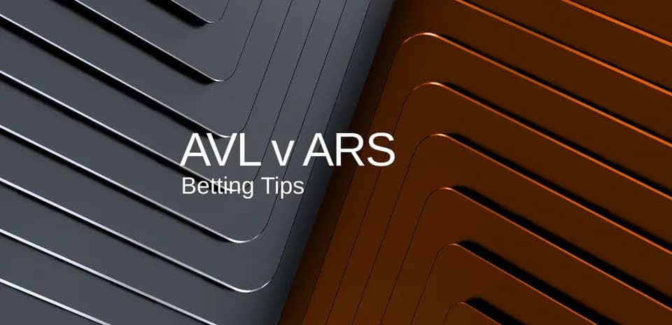 Graphic featuring betting tips for AVL vs ARS