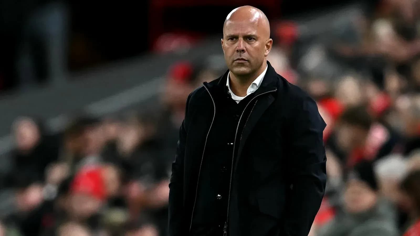 Manager observing the match from the sidelines