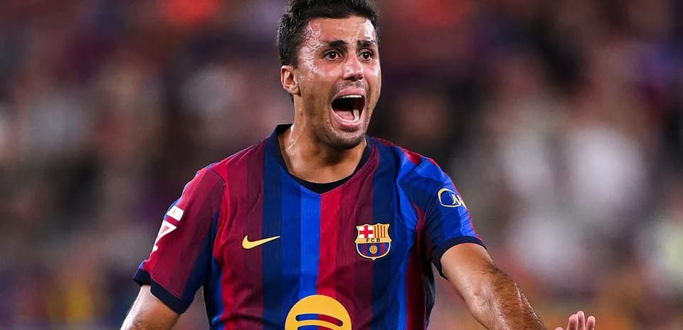 Player celebrating during a Barcelona match