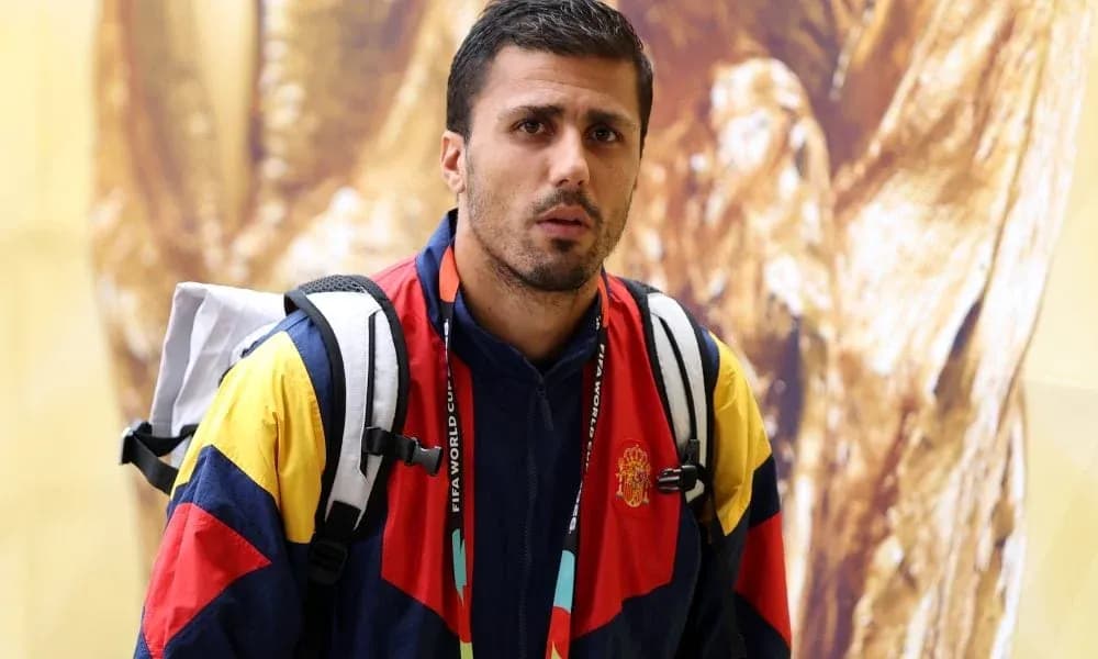 Athlete wearing national team jacket at event