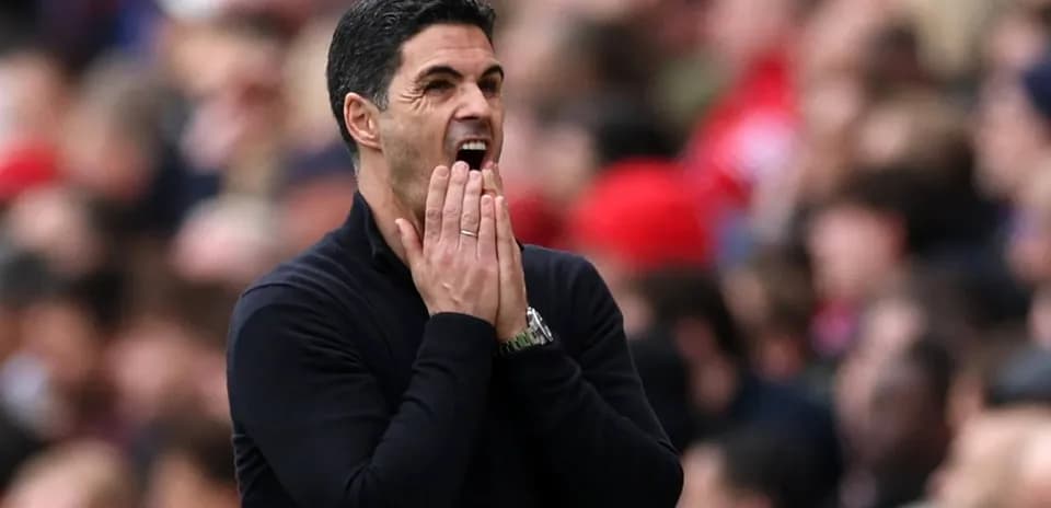 Manager reacting during a football match on sidelines