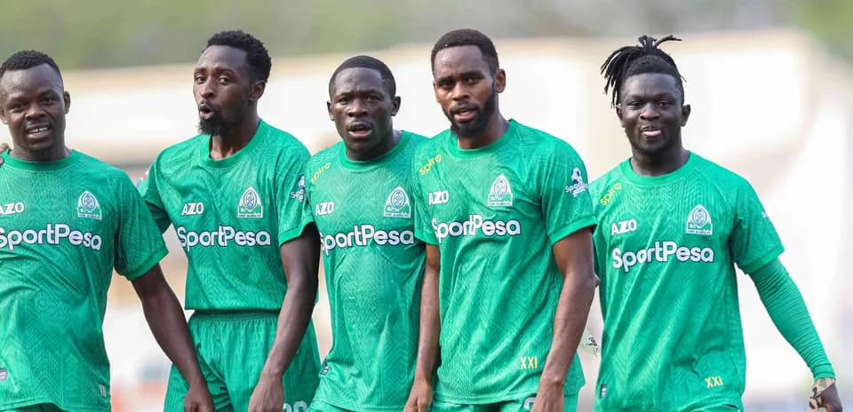 GOR Mahia players celebrating together