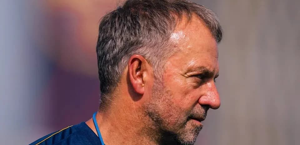 Coach observing during a training session