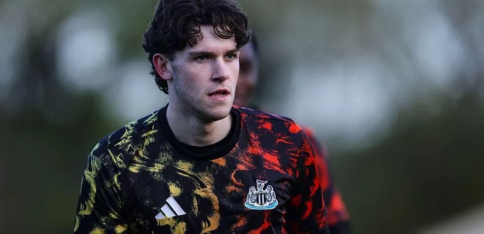 Goalkeeper training during session with Newcastle United