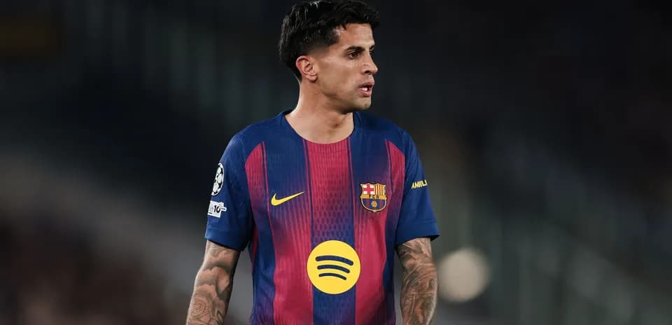 Player in FC Barcelona kit during match