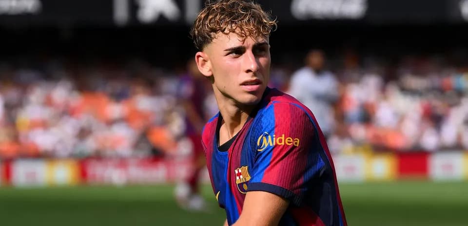 Barcelona player on the pitch during a match