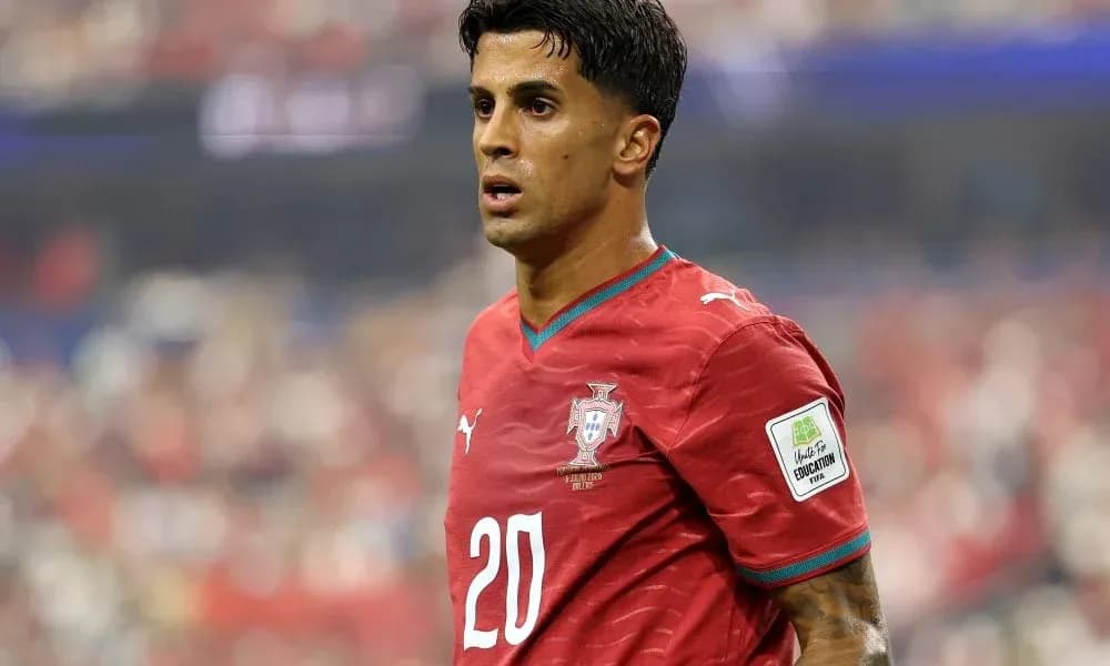 Player in red jersey during match action