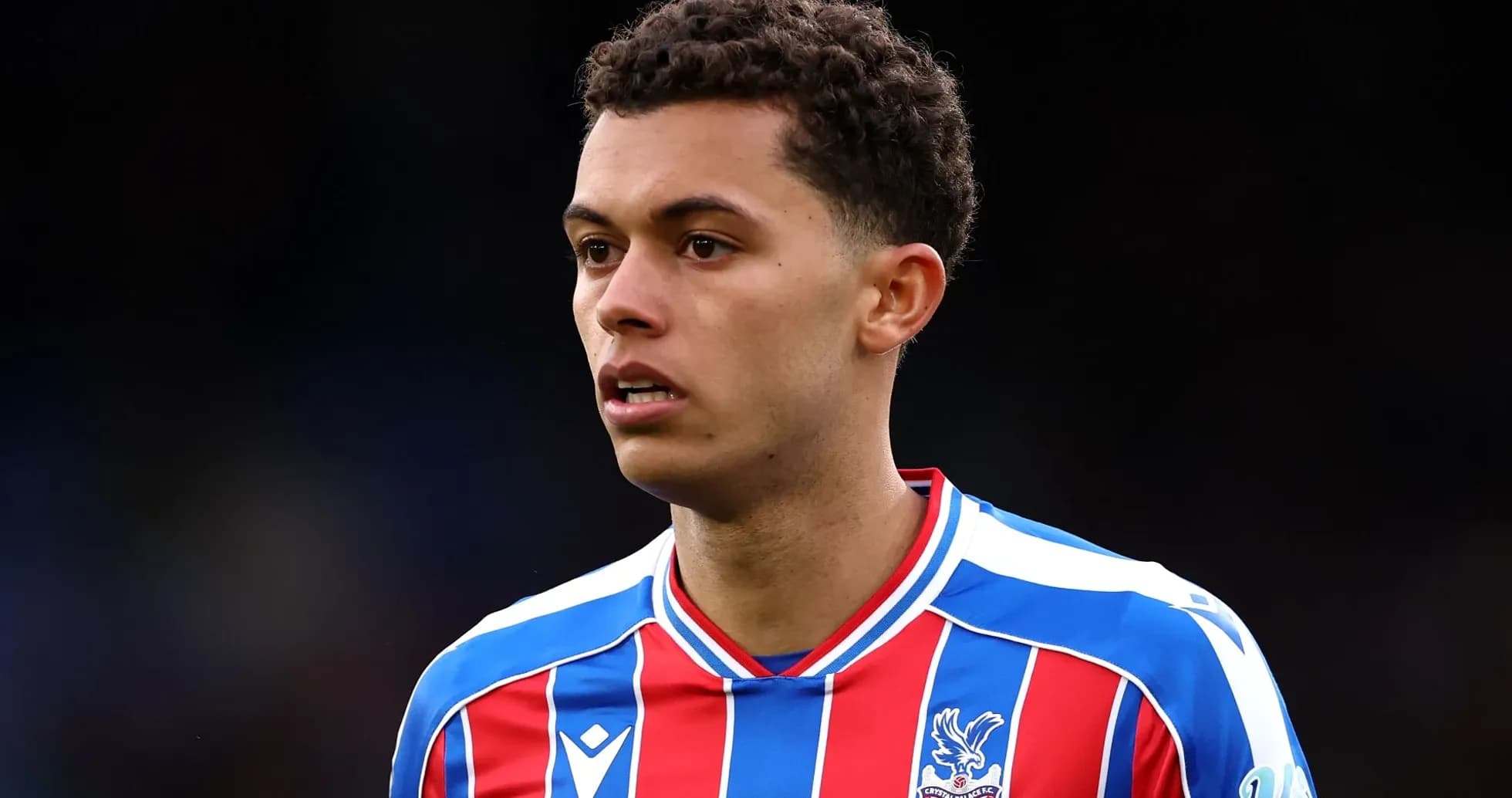 Player in Crystal Palace jersey on the field
