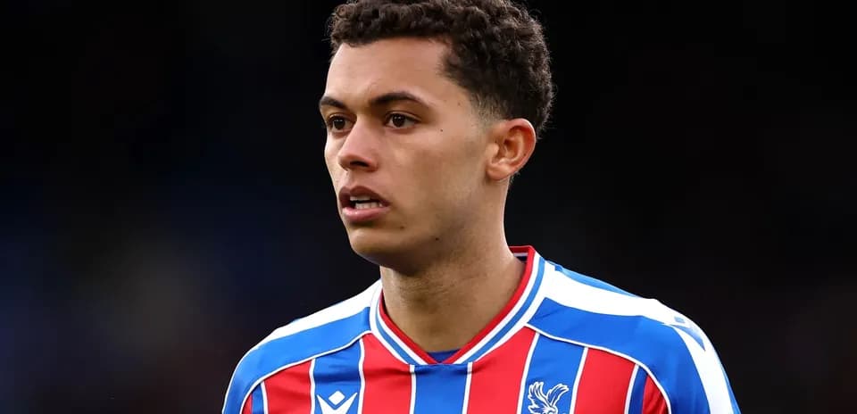 Player in Crystal Palace jersey on the field