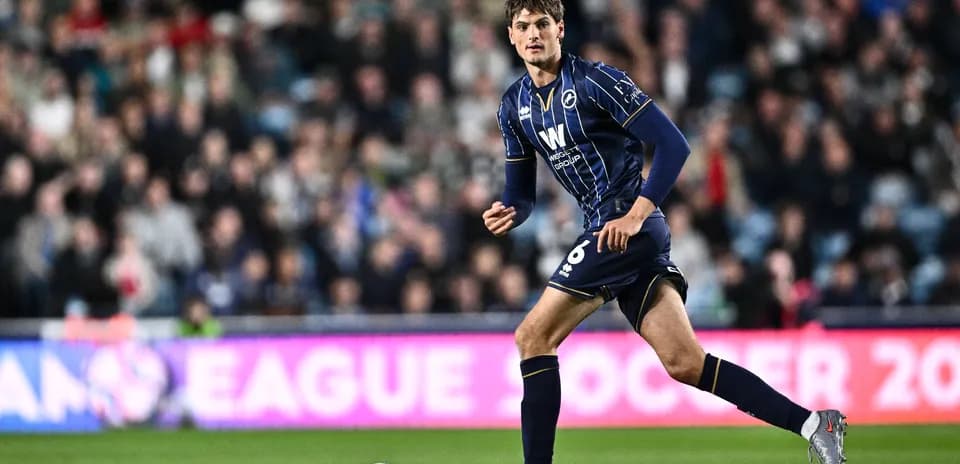 Player dribbling the ball during a match
