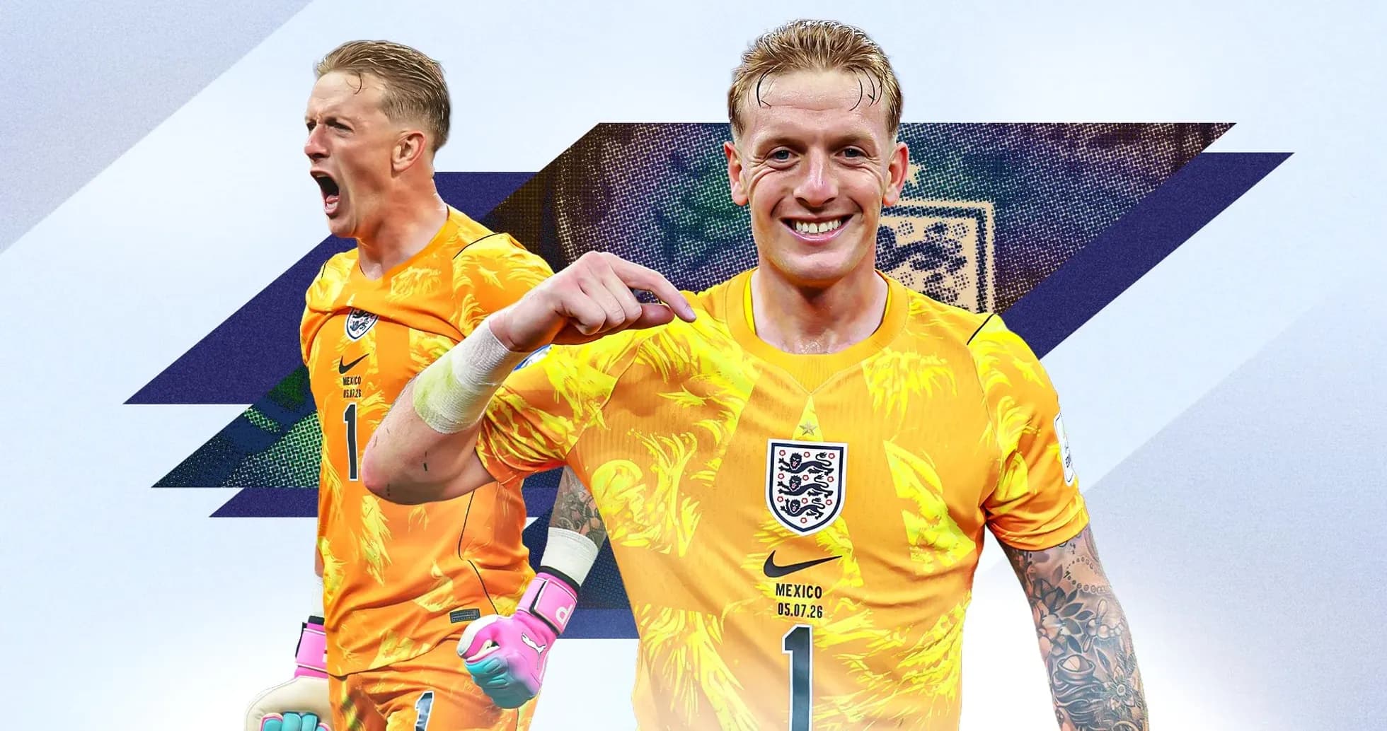 Goalkeeper celebrating in vibrant yellow jersey