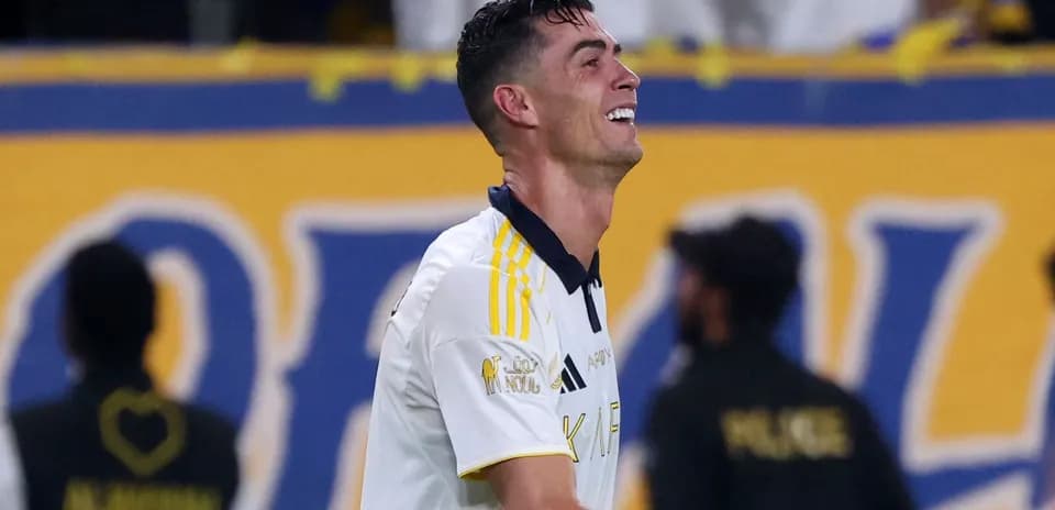 Cristiano Ronaldo smiling during a match celebration