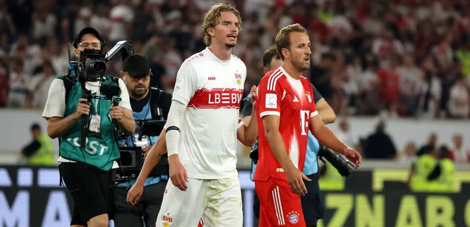 Players walking off field after match conclusion
