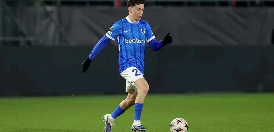 Player dribbling the ball during a match