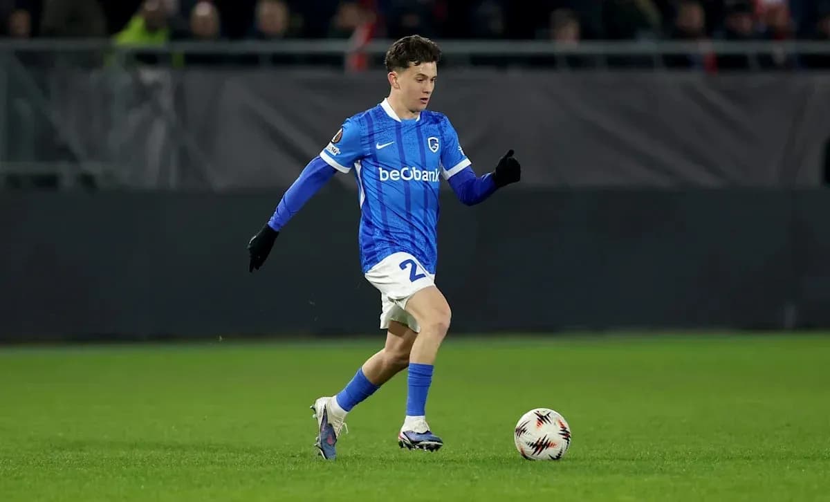 Player dribbling the ball during a match