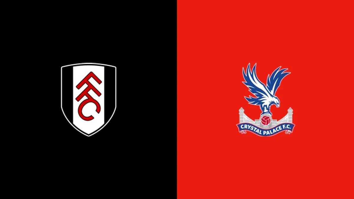 Logos of Fulham and Crystal Palace FC