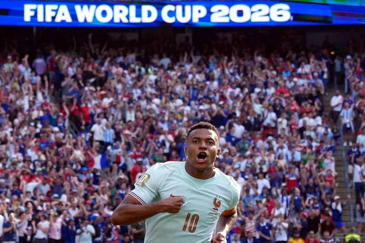 Player celebrating a goal at FIFA World Cup 2026