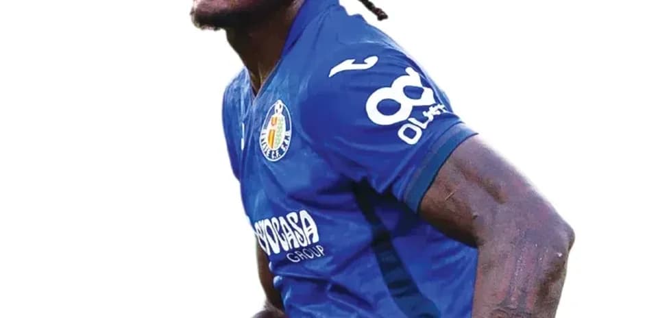Player celebrating during a football match