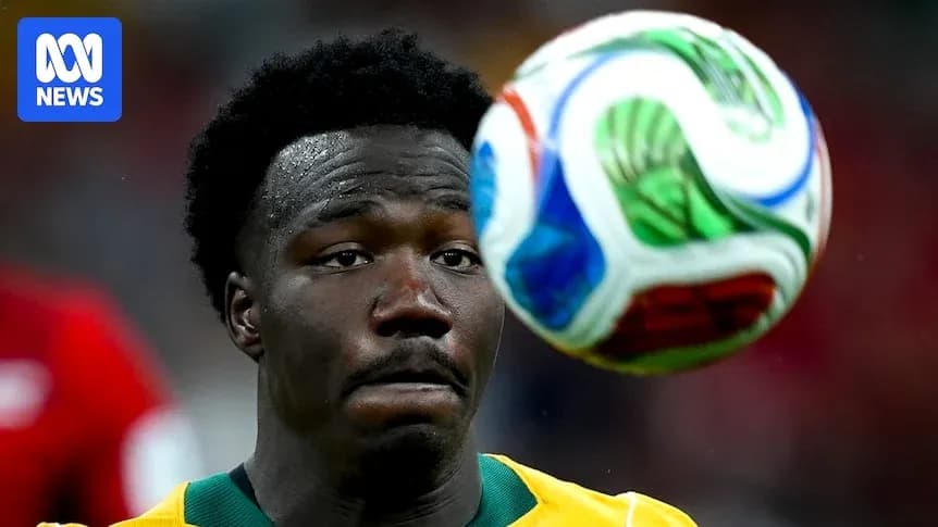 Player focusing on the ball during a match