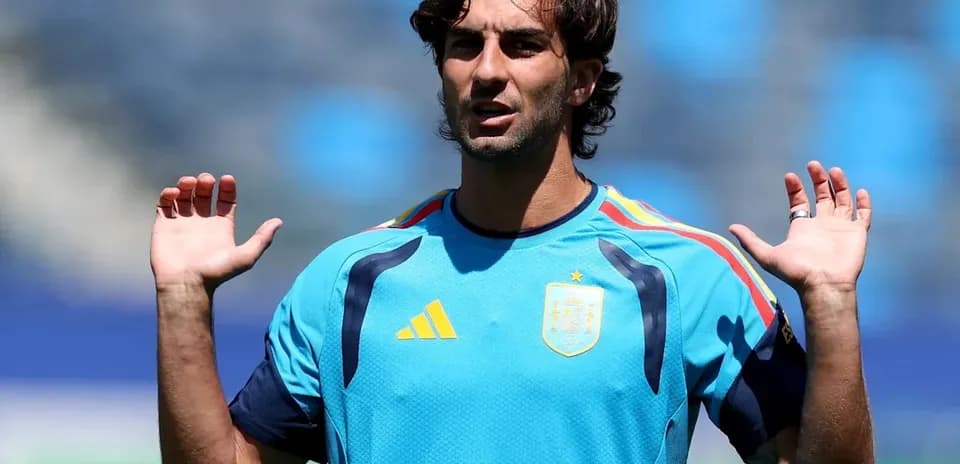 Player practicing during training session in blue kit