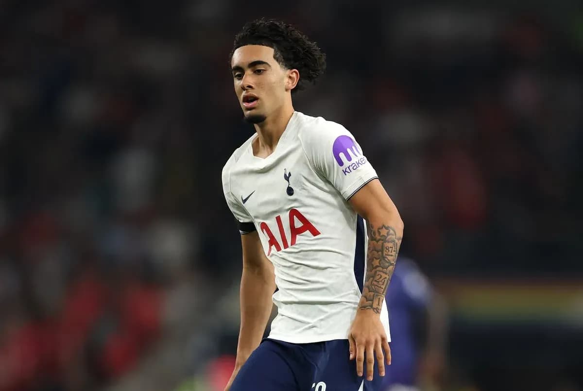 Player in Tottenham kit during a match