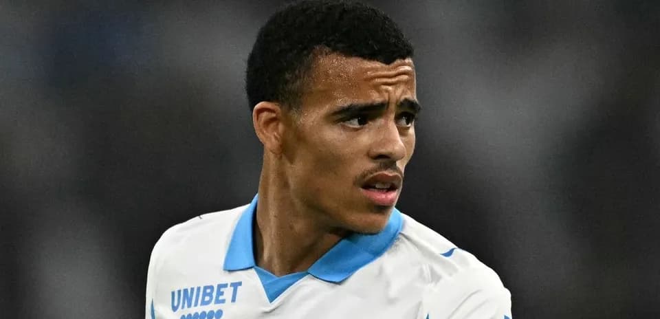 Player wearing Marseille jersey during a match