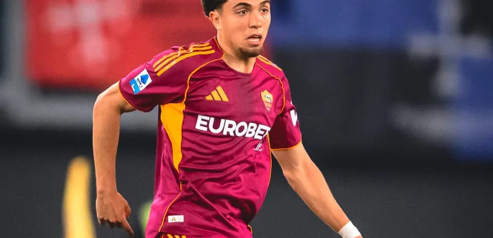 AS Roma player in action during match