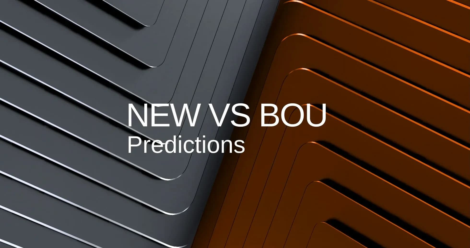 Graphic displaying predictions for New vs Bournemouth match