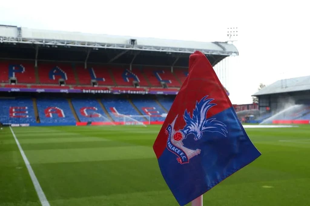 Crystal Palace FC corner flag at Selhurst Park