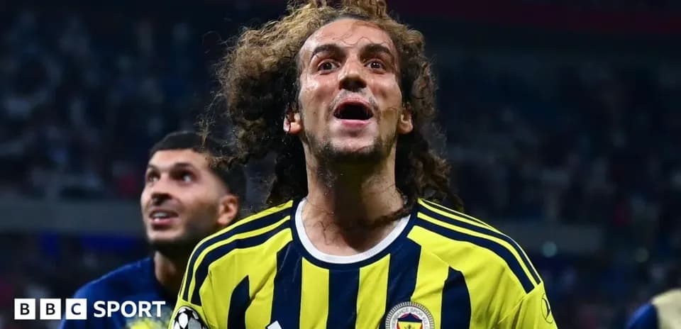 Fenerbahçe player celebrating a goal in match