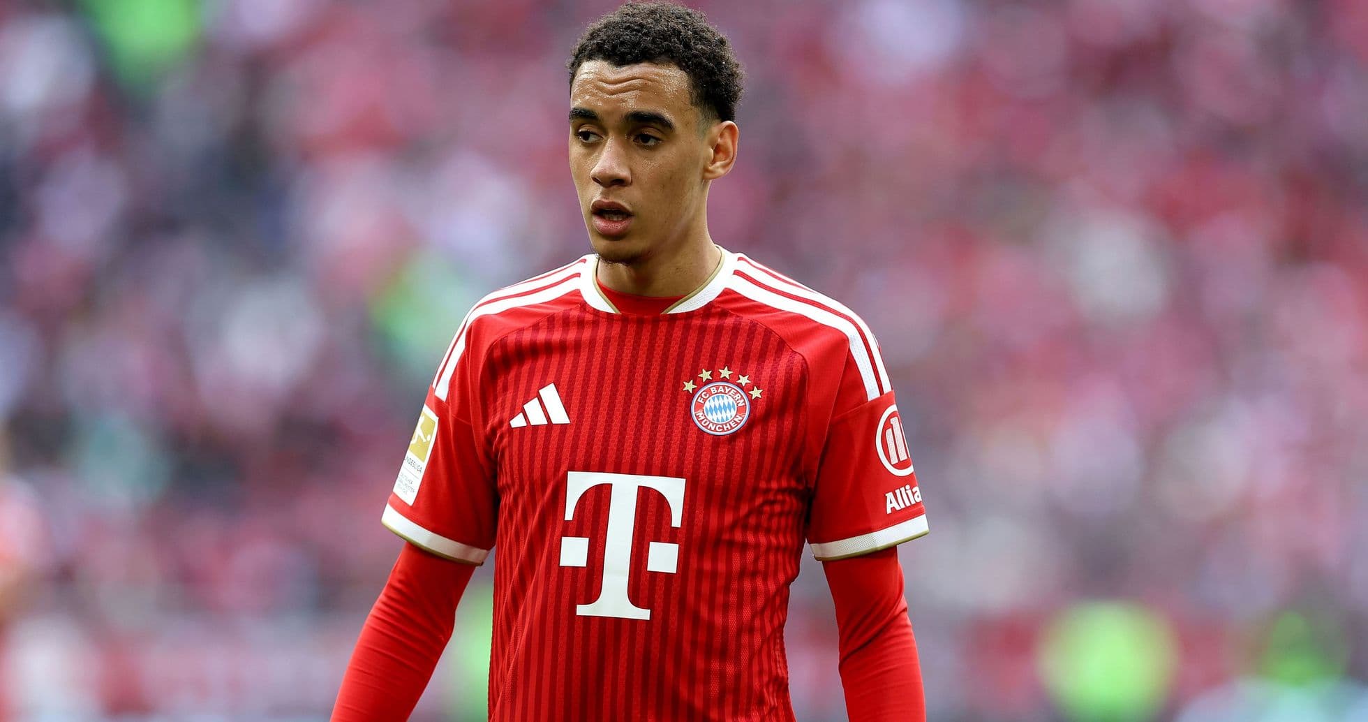 Bayern Munich player during match at stadium