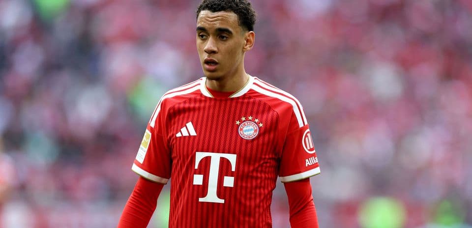 Bayern Munich player during match at stadium