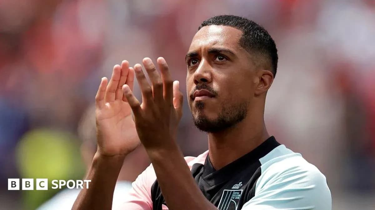 Player applauding fans after the match