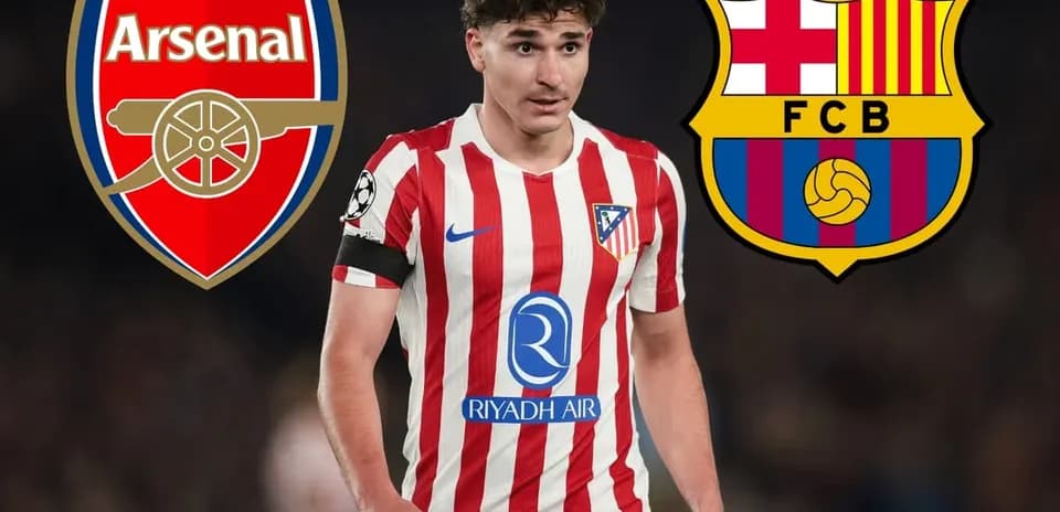 Player in Atletico Madrid jersey with club logos
