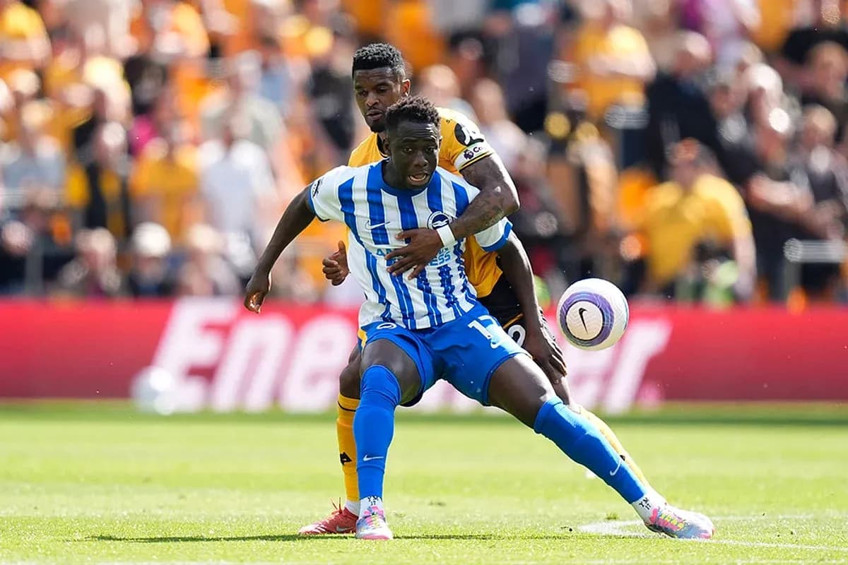 Brighton player challenged by Wolves opponent