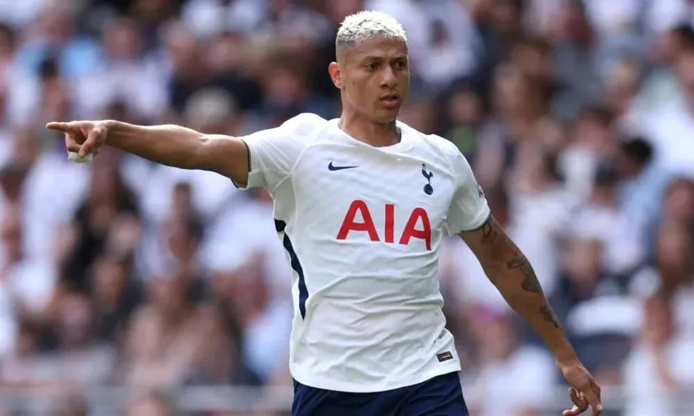 Player gesturing during match for Tottenham Hotspur