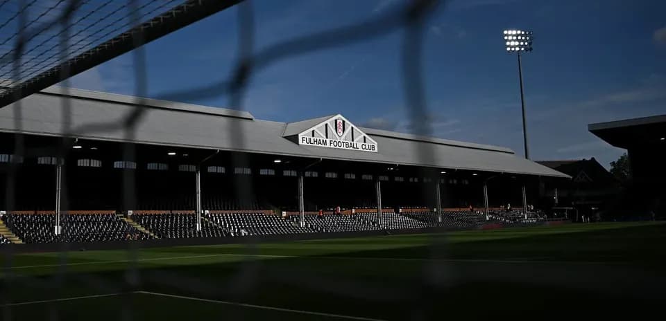 Fulham Football Club stadium under clear sky