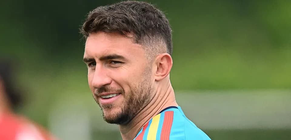 Player in training gear smiling during practice session