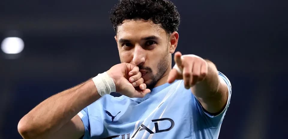 Player celebrating with finger point gesture