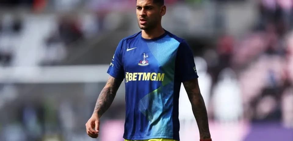 Player walking on the field in training gear