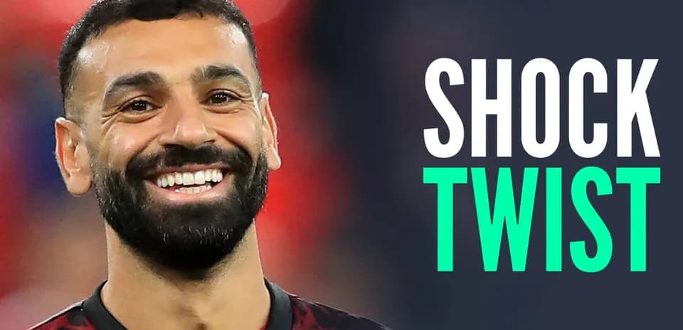 Smiling player in a sports jersey with text overlay