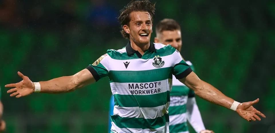 Player celebrating a goal with outstretched arms
