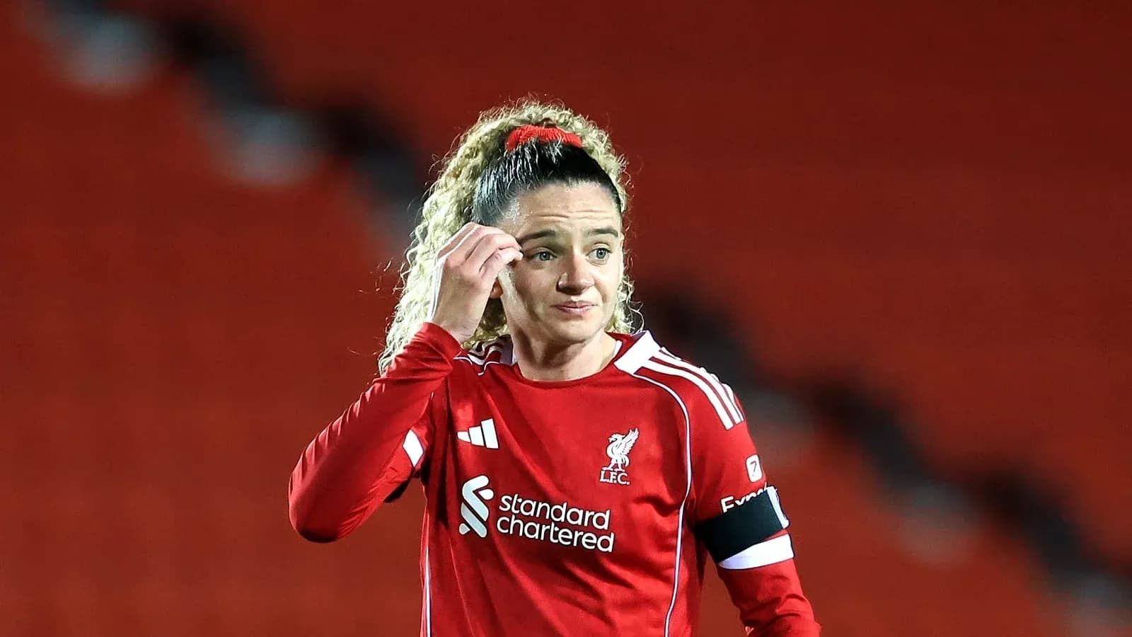 Player in Liverpool kit during a match