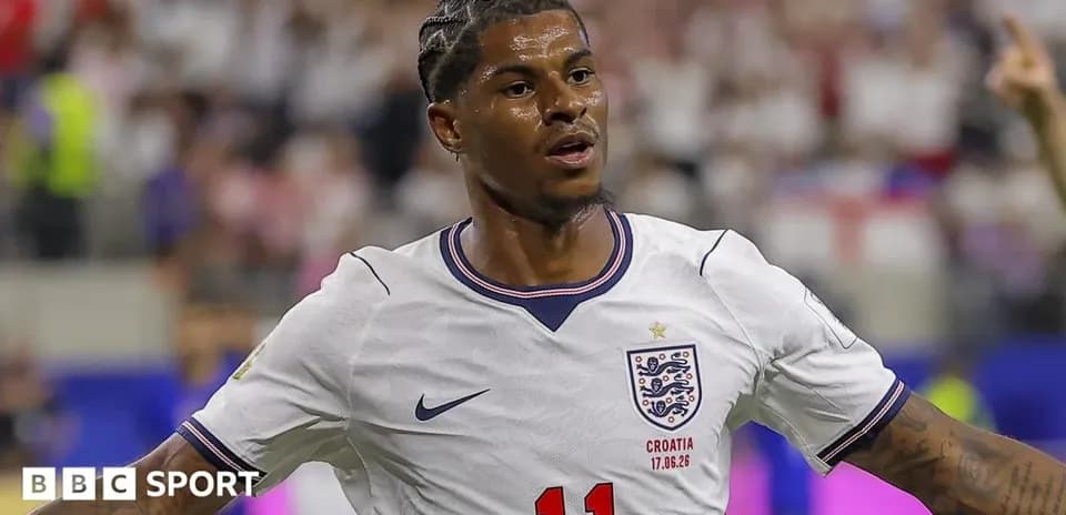 Player celebrating during a match for England