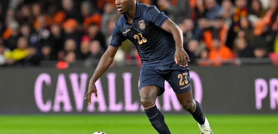 Player dribbling the ball during a match