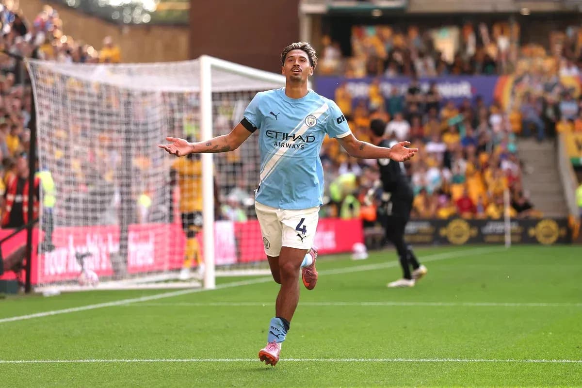 Player celebrating after scoring a goal during match