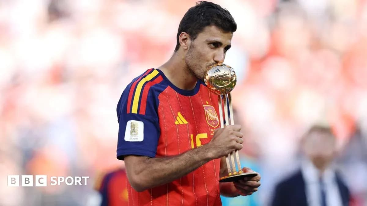 Player kissing trophy after winning the World Cup